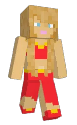 rob roy and red orange Minecraft skin — Slim model