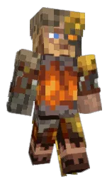 MrDistant's Minecraft skin wearing the Hero cape