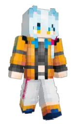 BingYu2077's Minecraft skin wearing the Aurora cape