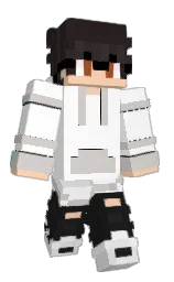 white and thunder Minecraft skin — Slim model — first worn by _recha