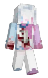 white and geyser Minecraft skin — Slim model — first worn by duoduo0730