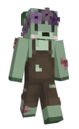 envy and taupe Minecraft skin — Slim model — first worn by _Noobish_