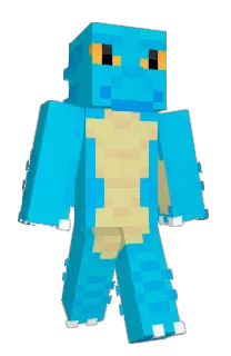 Front of Aquazille's skin