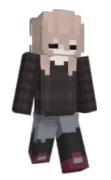 minnatsuki's Minecraft skin wearing the Aurora cape