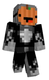 black and dove gray Minecraft skin — Classic model