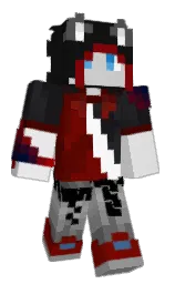 mercury and cod gray Minecraft skin — Classic model