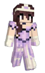 light wisteria and negroni Minecraft skin — Slim model — first worn by LittleLilyy