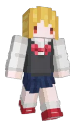 anzac and fair pink Minecraft skin — Slim model — first worn by SuzuShiroSayumi
