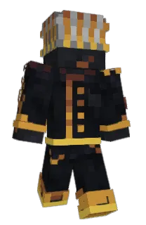 Front of Burrasaurs's skin