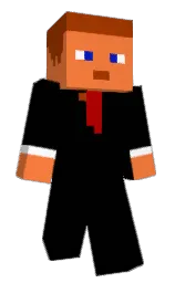 black and crusta Minecraft skin — Classic model — first worn by Tommi1234567890