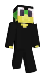 Tredudu's Minecraft skin wearing the Purple Heart cape