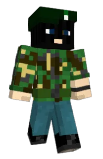 Front of Minecraft skin