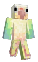 UnknownIngot's Minecraft skin wearing the Pan cape