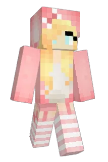 deepdiving Minecraft avatar full body