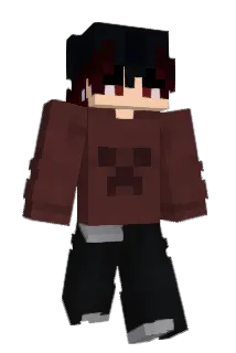defueled Minecraft avatar full body