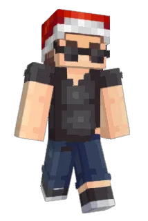 depresed Minecraft avatar full body