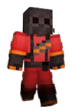 deromium Minecraft avatar full body