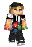 develel Minecraft avatar full body