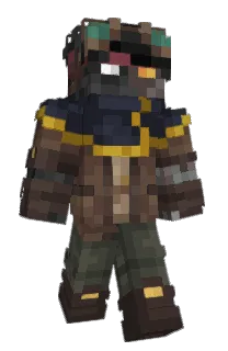 Front of Nash's skin