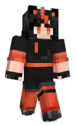 tuatara and black Minecraft skin — Classic model