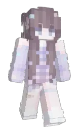 venus and wisp pink Minecraft skin — Slim model