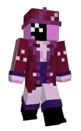 Dynkus's Minecraft skin wearing the Cherry Blossom cape