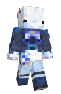 Front of PleryX's skin