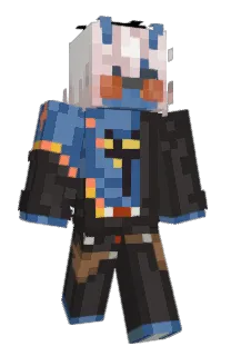 Front of X0ko's skin