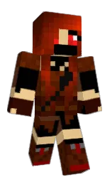 Cyberrat's Minecraft skin wearing the Migrator cape