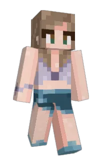 Front of Peppermintdog's skin