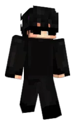 cod gray and black Minecraft skin — Classic model — first worn by TinchoMG