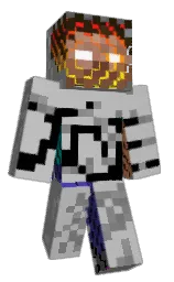 boulder and black Minecraft skin — Classic model — first worn by snickledorf_