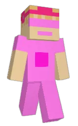 blush pink and pancho Minecraft skin — Classic model