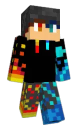 black and mine shaft Minecraft skin — Classic model