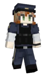 ebony clay and black Minecraft skin — Slim model — first worn by Care4Chloe