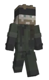 lunar green and cape cod Minecraft skin — Classic model — first worn by Fiora2010