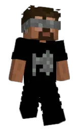 black and sepia skin Minecraft skin — Slim model