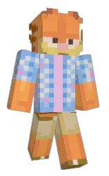 Jackscarface24's Minecraft skin wearing the Copper cape