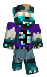 persian indigo and mine shaft Minecraft skin — Classic model — first worn by 0Logan0
