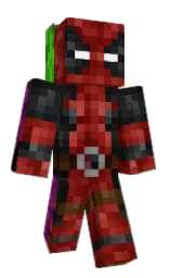 tamarillo and dark burgundy Minecraft skin — Classic model — first worn by murgerban