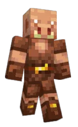 CreamySpank's Minecraft skin wearing the Menace cape