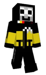black and silver chalice Minecraft skin — Classic model — first worn by yugamiyuuki