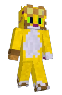 Front of QuickGoldie's skin