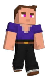 _RobertMan's Minecraft skin wearing the Purple Heart cape