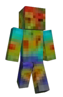 Front of bartbug's skin