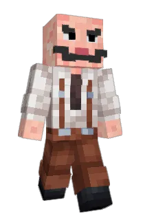 Front of Kvend's skin