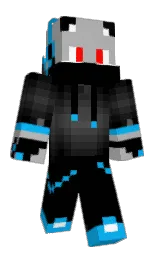 EpsilonWolfy's Minecraft skin wearing the Migrator cape