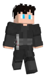 Minecraft-Skin in mine shaft — Modell: Schmal — zuerst getragen von LordQahnaarin