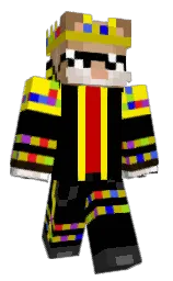 black and muddy waters Minecraft skin — Classic model — first worn by Chomcio_super_