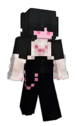 krowmi's Minecraft skin wearing the Aurora cape